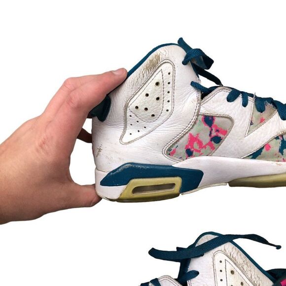 RARE 2019 Air Jordan 6 Retro 'Green Abyss' Size 8 - Picture 10 of 16